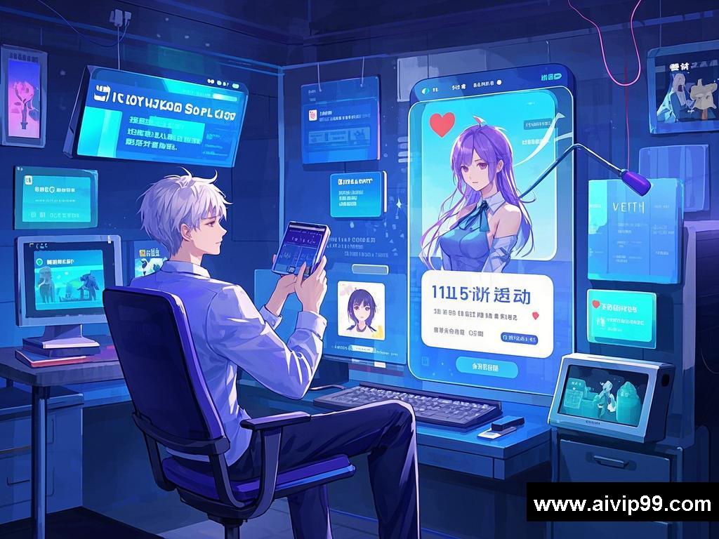 虚拟世界中的心动邂逅