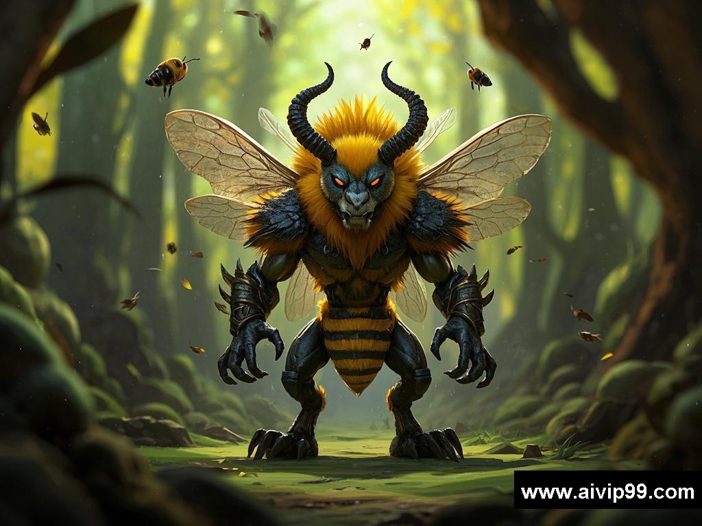 The Queen Bee Beast Form