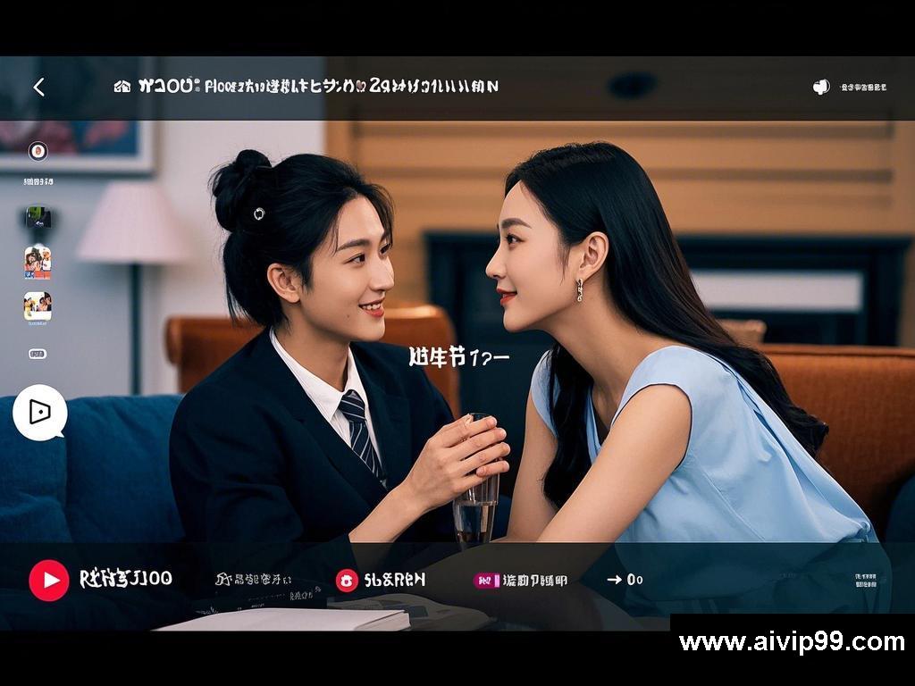 视频平台里的甜蜜互动